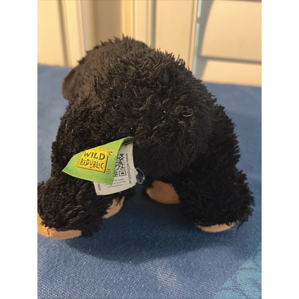 Wild Republic Black Bear Plush Stuffed Animal Cute Soft Cub Sitting 7
